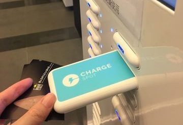 共享行動電源 ChargeSPOT 租借機