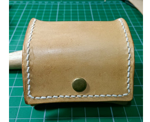 圖片 5 皮革作品 – (4) 可愛零錢包